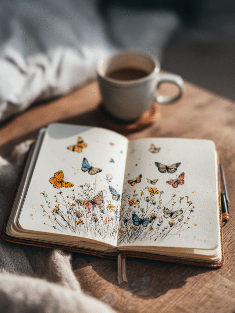 u9162785382_a_cozy_scene_with_an_open_bullet_journal_with_rou_e4ee4087-b911-4d21-81bf-4af54e1de974_0