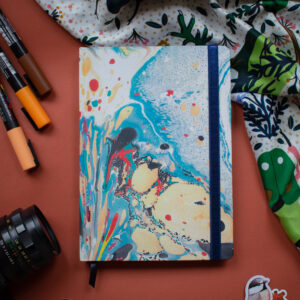 Bullet Journal Marmol Azul